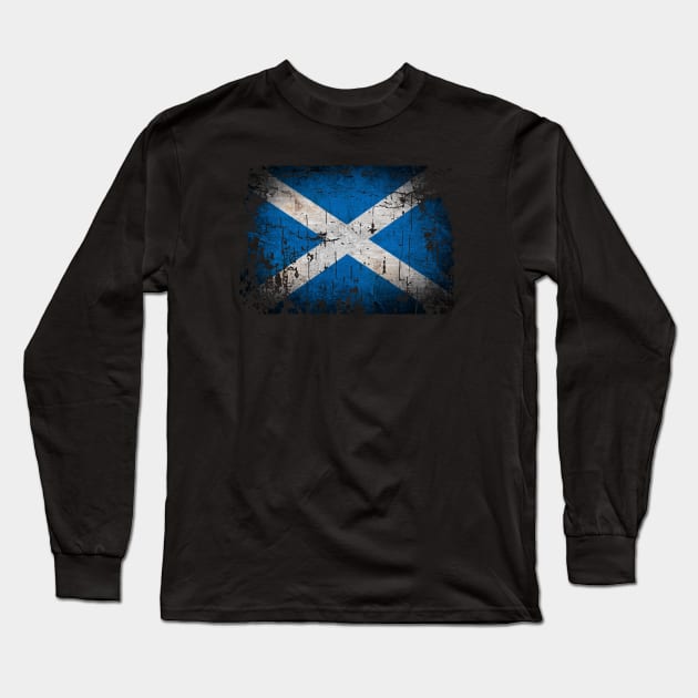 SCOTLAND FLAG Long Sleeve T-Shirt by Madrok